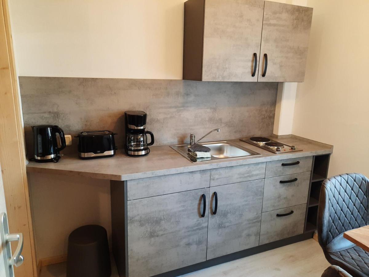Apartments Und Bistro Zum Glasmacher Gehlberg Eksteriør billede